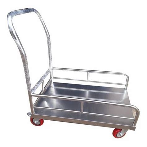 Stainless Steel Platform Trolley For Warehouse Load Capacity 300 Kg At Rs 45000 Piece In