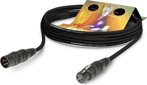 Sommer Cable SGCE 0600 SW Microkabel 6 M Microfoonkabel Bol