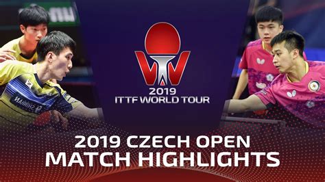 Lin Yun Ju Liao Chen Ting Vs Lee Sangsu Cho Daeseong 2019 ITTF Czech