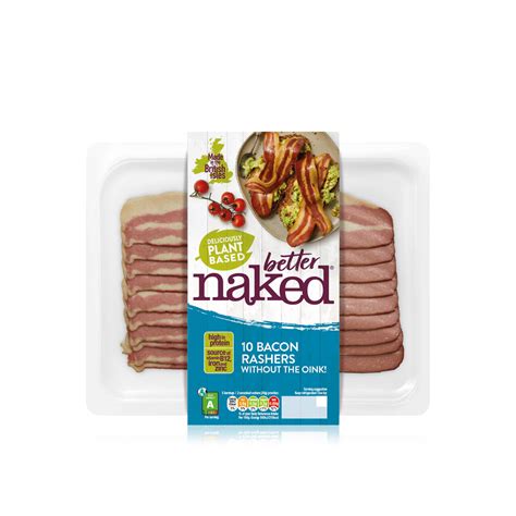 Finnebrogue Vegan Bacon Naked Without The Oink Unsmoked Bacon Rashers 180g Waitrose UAE