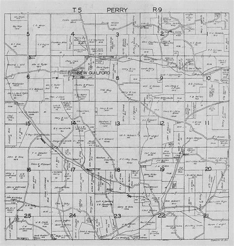 Perry county township map ohio - weralogistics