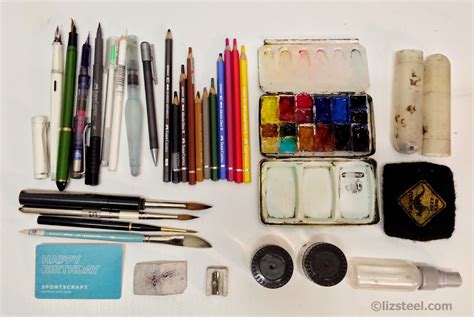 Liz Steel Current Sketching Tools