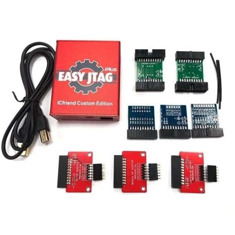 EASY JTAG PLUS BOX RED EDITION WITH 8 ISP ADAPTOR SET Stock Ramzan Gsm