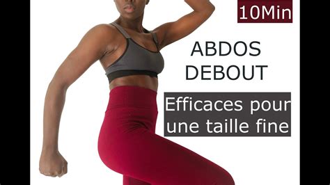 10MIN ABDOS DEBOUT POUR UNE TAILLE FINE 10MIN STANDING ABS FOR A SLIM