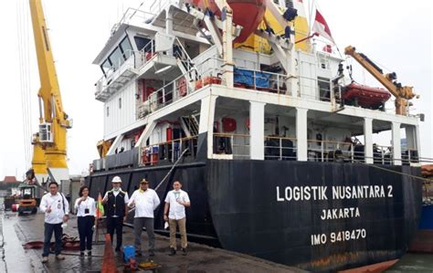 Muatan Angkutan Tol Laut Kapal Logistik Dari Merauke Makin Meningkat