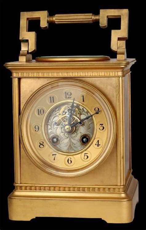 Часы каретные с компасом и термометром, бронза, литье, гравировка ...