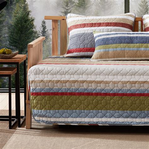 Salmon Ladder Quilt Set Erb10755 Buybuyfurniture