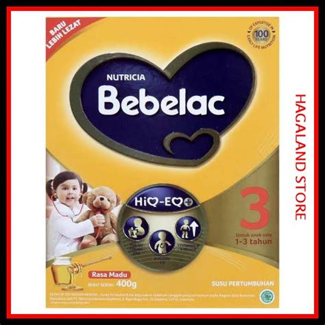 Jual Susu Bebelac 3 Rasa Madu 400 Gr Usia 1 3 Tahun Shopee Indonesia