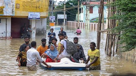 Tamil Nadu Floods 10 Dead Transport Services Hit As Heavy Rains