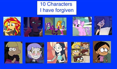 10 Female Cartoon Characters I Have Forgiven By Matthiamore On Deviantart