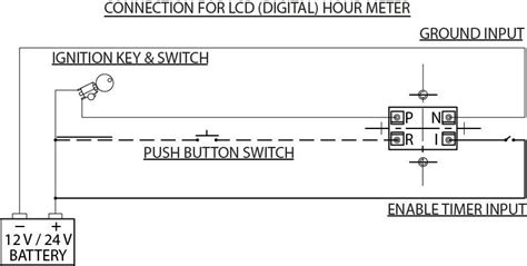 12 Volt Hour Meter Wiring Diagram