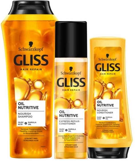 Gliss Oil Nutrive Shampoo Conditioner Anti Klit Spray Pakket Bol