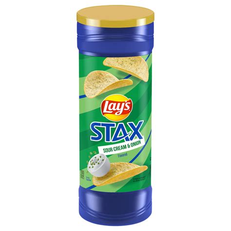 Save On Lay S Stax Potato Chips Sour Cream Onion Order Online