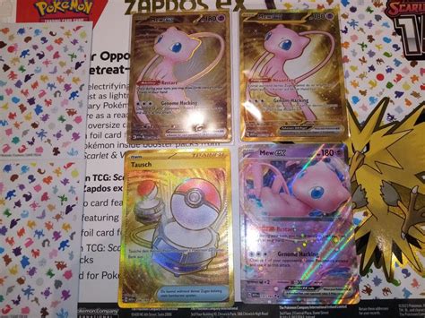 XXL Pokémon Karten Sammlung MEW 151Top KartenMew EX Gold Kaufen auf