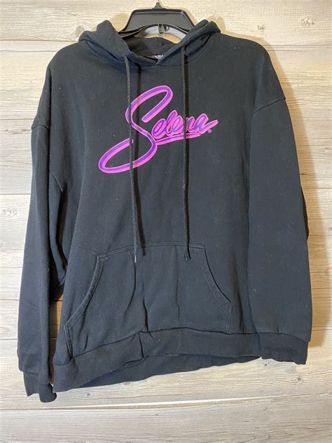 Selena Quintanilla Official Merch Black Pullover Hood Gem