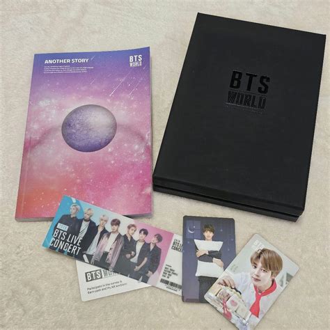 BTS World OST Album Out Of Print Official Set With Suga Jimin Photocard