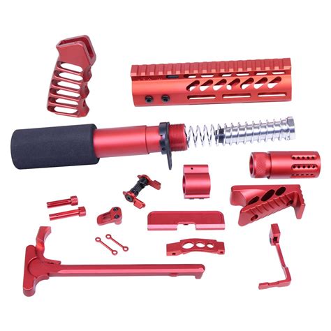 Red Anodized Ar 15 Parts