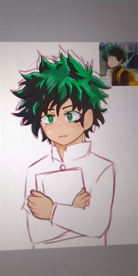 Middle School Deku Redraw :) : r/BokuNoHeroAcademia