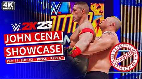 Wwe 2k23 Showcase Part 11 Suplex Rinse Repeat John Cena Vs Brock Lesnar 14 Youtube