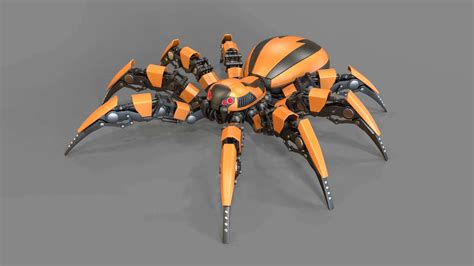 Spider Robot 3d Model By Cat007