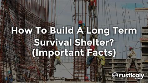 How To Build A Long Term Survival Shelter Finally Understand