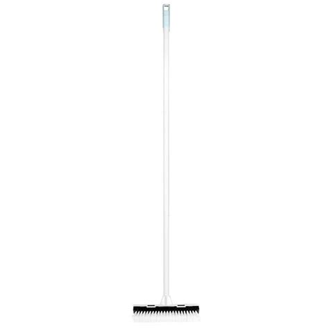 Meriler 50 Inch Long Handle Floor Scrubbing Brush With 2 In 1 Scraper