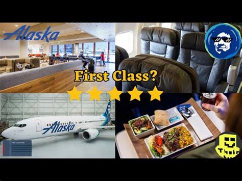 Alaska Airlines FIRST CLASS Experience B737 800 To DC YouTube