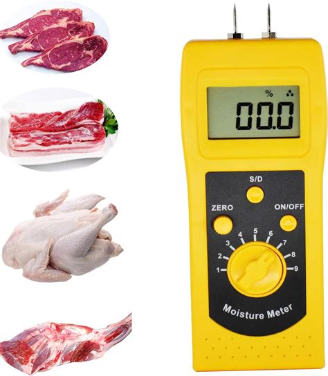 HFBTE Digital Meat Moisture Meter Tester Analyzer Pork Beef Mutton Lamb