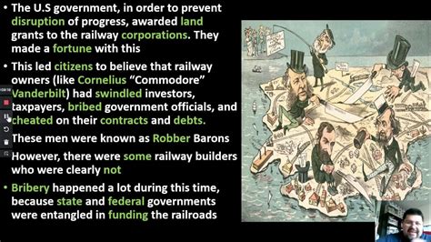 U S History Week 23 Railroads And Monopolies Youtube