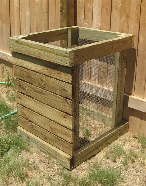 Homemade Compost Bin Have Been Doing My Research About Organic