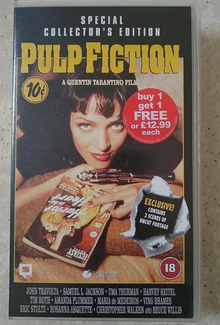 Pulp Fiction Special Collector S Edition Vhs Video Cassette Tape