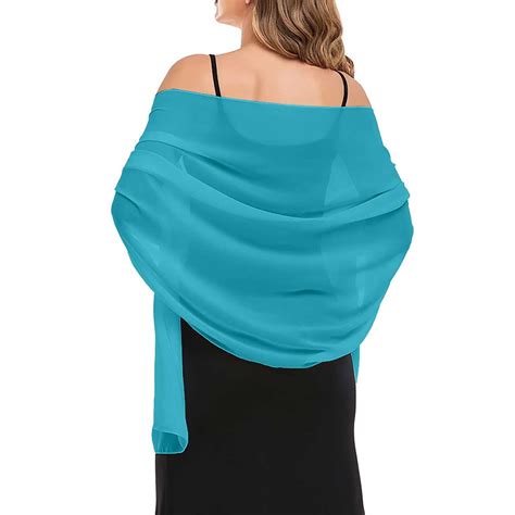 GILIGEGE Women's Shawls and Wraps for Evening Dress Chiffon Shawl Soft