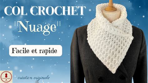 COL CROCHET Nuage Tour De Cou Facile YouTube