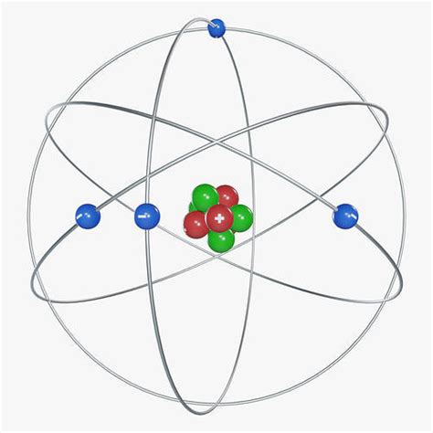 Atom Nuclear Model - Rutherford 3D model animated | CGTrader