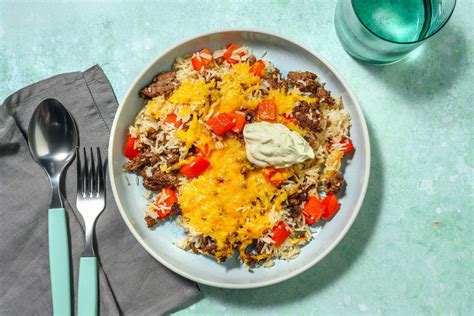 Po L E De Riz Et Chorizo Tex Mex Recette Hellofresh