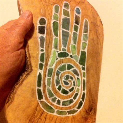 Mystic Healing Hand Symbol With The Spiral Of Eternity Based Etsy