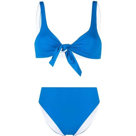 Fisico Set Bikini Reversibile Blu Stileo It