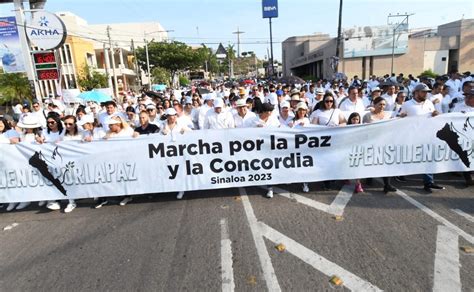 En Culiacán Realizan Marcha Por La Paz Y La Concordia