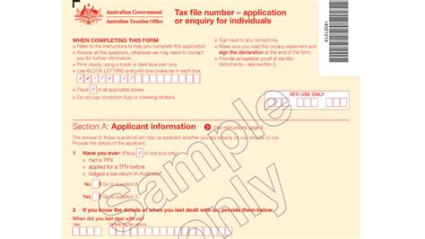 How To Apply For Tfn Tax File Number Simple Tax Calculators