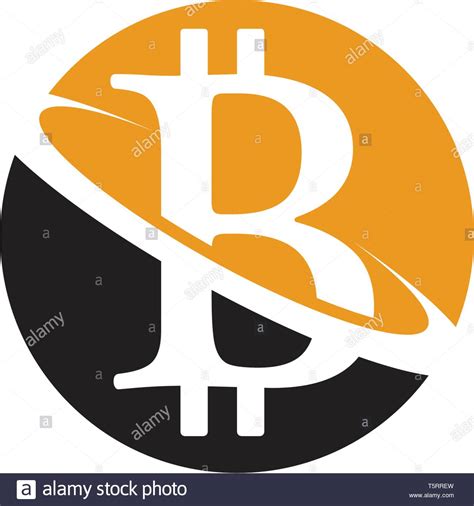 Bitcoin Logo Vector Template Money Stock Vector Image Art Alamy