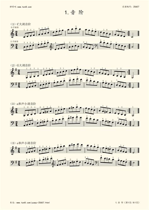 最后一页钢琴谱c大调 最后一页钢琴简 大鱼大调钢琴 大山谷图库