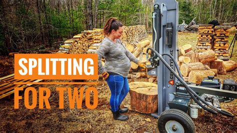 FIREWOOD A Great Commodity County Line 40 Ton Wood Splitter Review