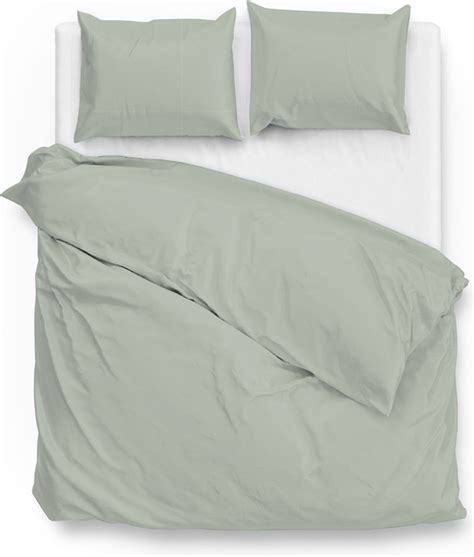 Dekbedovertrek Zohome Satinado Foam Green Bol