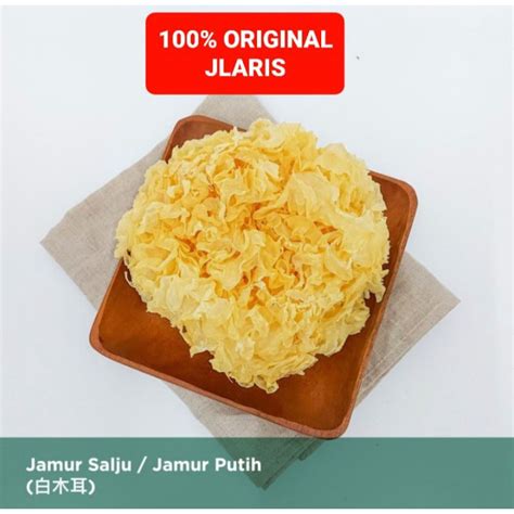 Jual Jamur Salju Jamur Putih Snow White Fungus Kemasan 100gram