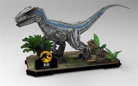 3d Puzzle Revell 00243 Jurassic World Blue Car Model