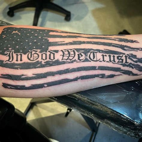 12+ Black American Flag Tattoo Ideas To Inspire You!