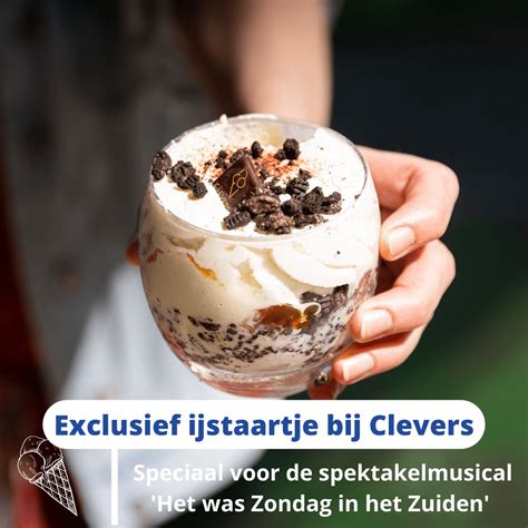 Exclusief In De Clevers Ijssalons Ijstaartje Het Was Zondag In Het