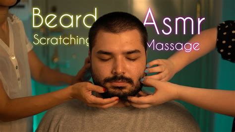 Asmr Beard Scratching And Relaxing Massage With Gentle Touches Youtube