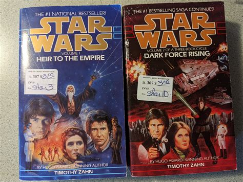 I found the first two books of the Thrawn trilogy at a local store in ...