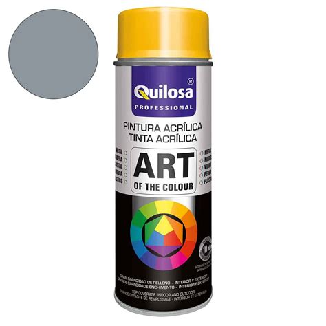 Pintura Acrilica Gris Plata Ral Spray Ml Quilosa